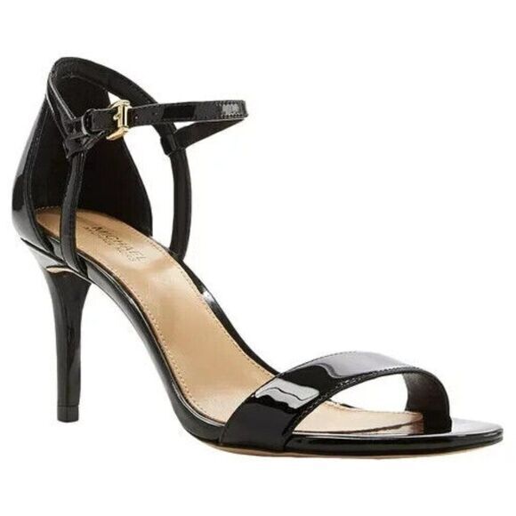 MICHAEL Michael Kors Womens Simone Evening Sandals Black Size 10M‎ Heels Shoes - Picture 1 of 7